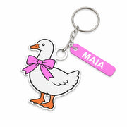 Llaveros Personalizados – Patito - Amarillo Fluor