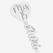 Revolvedores de trago Personalizados Boda Nombres - Amour 15