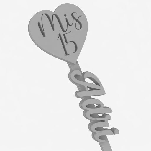 Revolvedores de trago Personalizados Boda Nombres - Amour 15