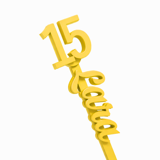 Revolvedores de trago Personalizados - Golden 15