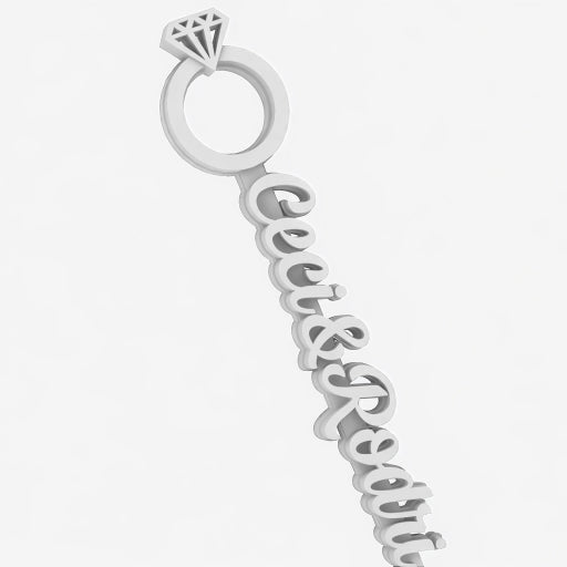 Revolvedores de trago Personalizados de Boda Nombres - Infinity Ring