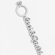 Revolvedores de trago Personalizados de Boda Nombres - Infinity Ring