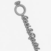 Revolvedores de trago Personalizados de Boda Nombres - Infinity Ring