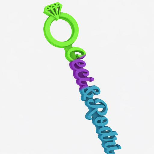 Revolvedores de trago Personalizados de Boda Nombres - Infinity Ring