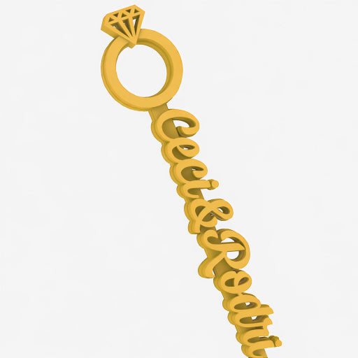 Revolvedores de trago Personalizados de Boda Nombres - Infinity Ring