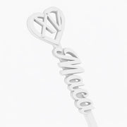 Revolvedores de trago Personalizados - Golden Love XV - 17 cm / Amarillo Fluor