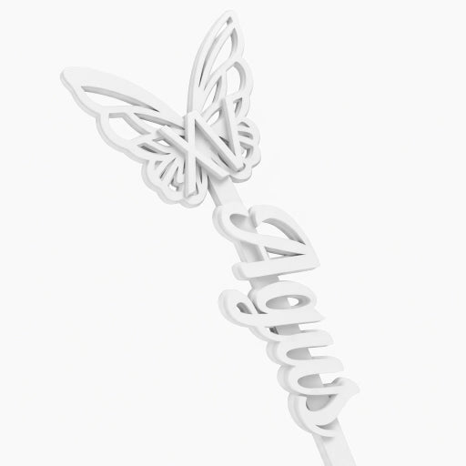 Revolvedores de trago Personalizados - Royal Butterfly XV