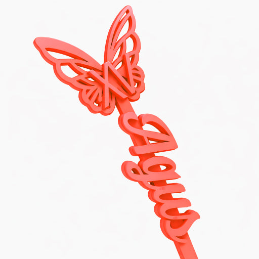 Revolvedores de trago Personalizados - Royal Butterfly XV