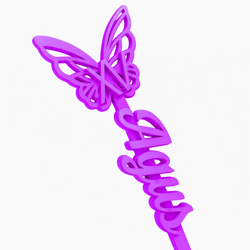 Revolvedores de trago Personalizados - Royal Butterfly XV
