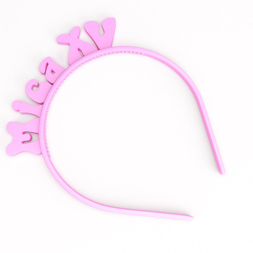 Vinchas Personalizadas de Cotillon "XV" - Blanco