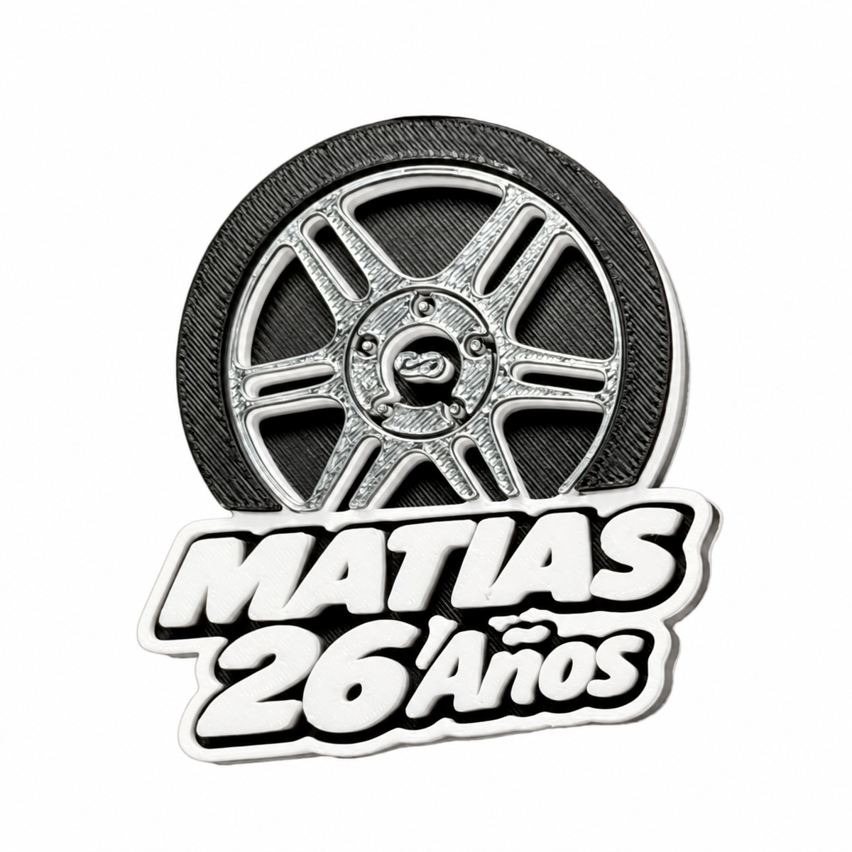 Imanes personalizados - Rueda — Noche y día