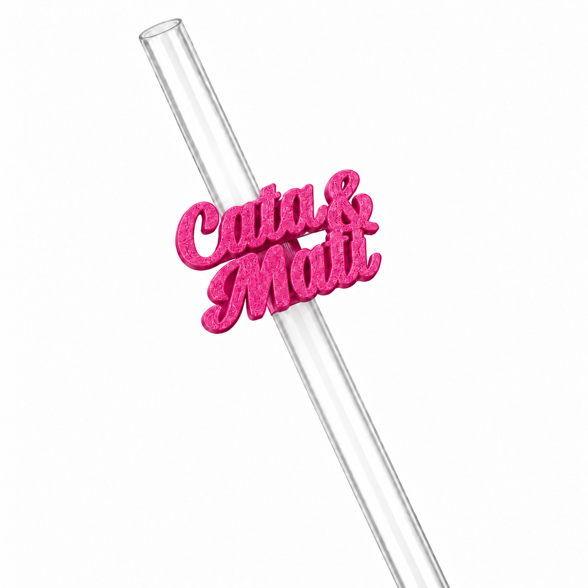 Sorbitos de trago Personalizados – Nombres Unidos — Fucsia