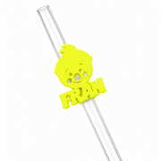 Sorbitos de trago Personalizados – Bebé — Amarillo Fluor