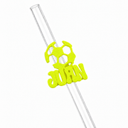 Sorbitos de trago Personalizados – Fútbol — Amarillo Fluor