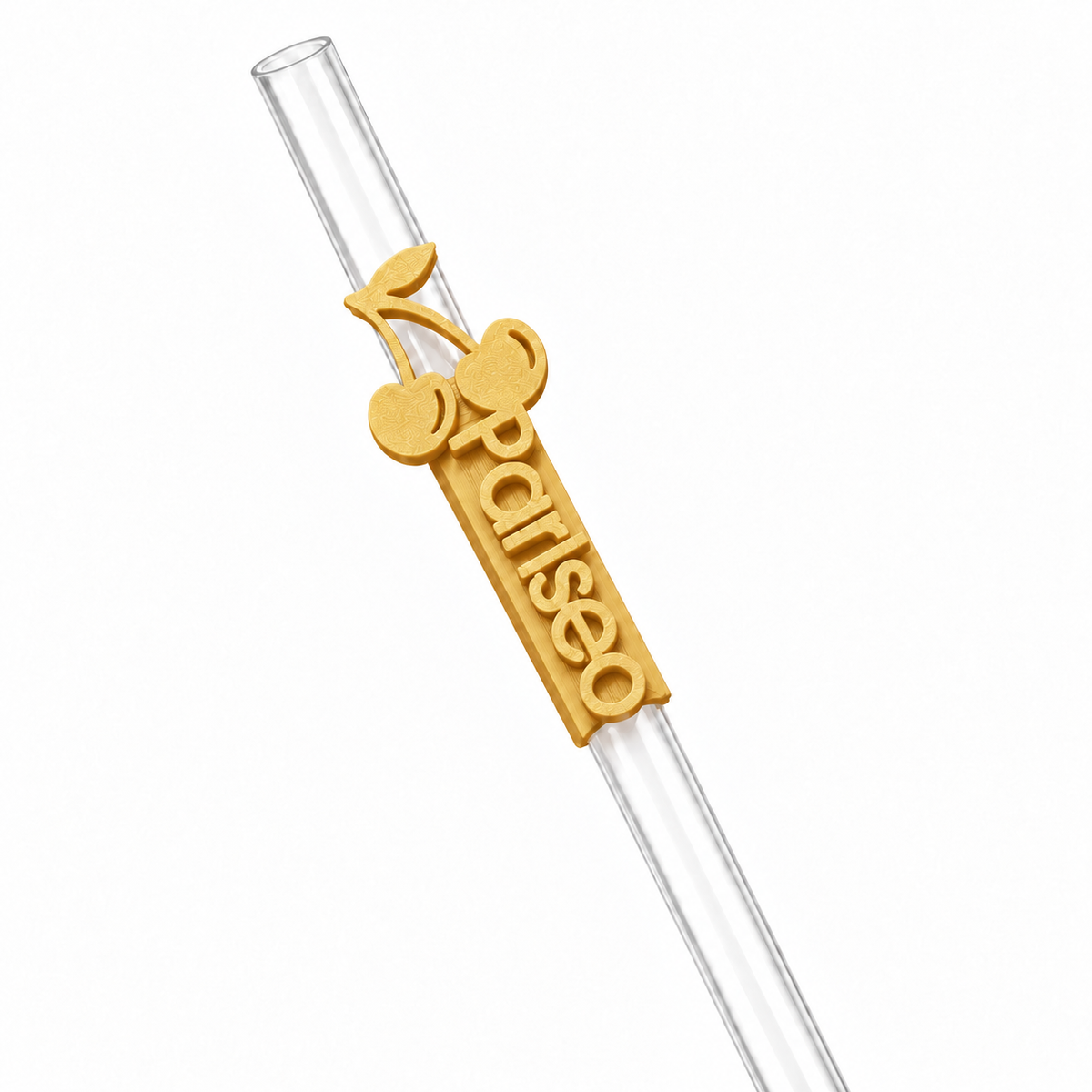 Sorbitos de trago Personalizados – Cerezas — Dorado