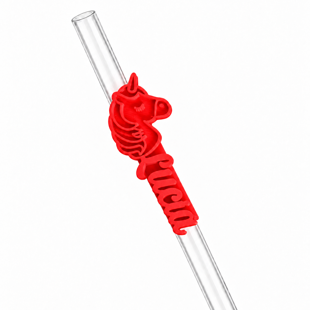 Sorbitos de trago Personalizados – Unicornio — Rojo