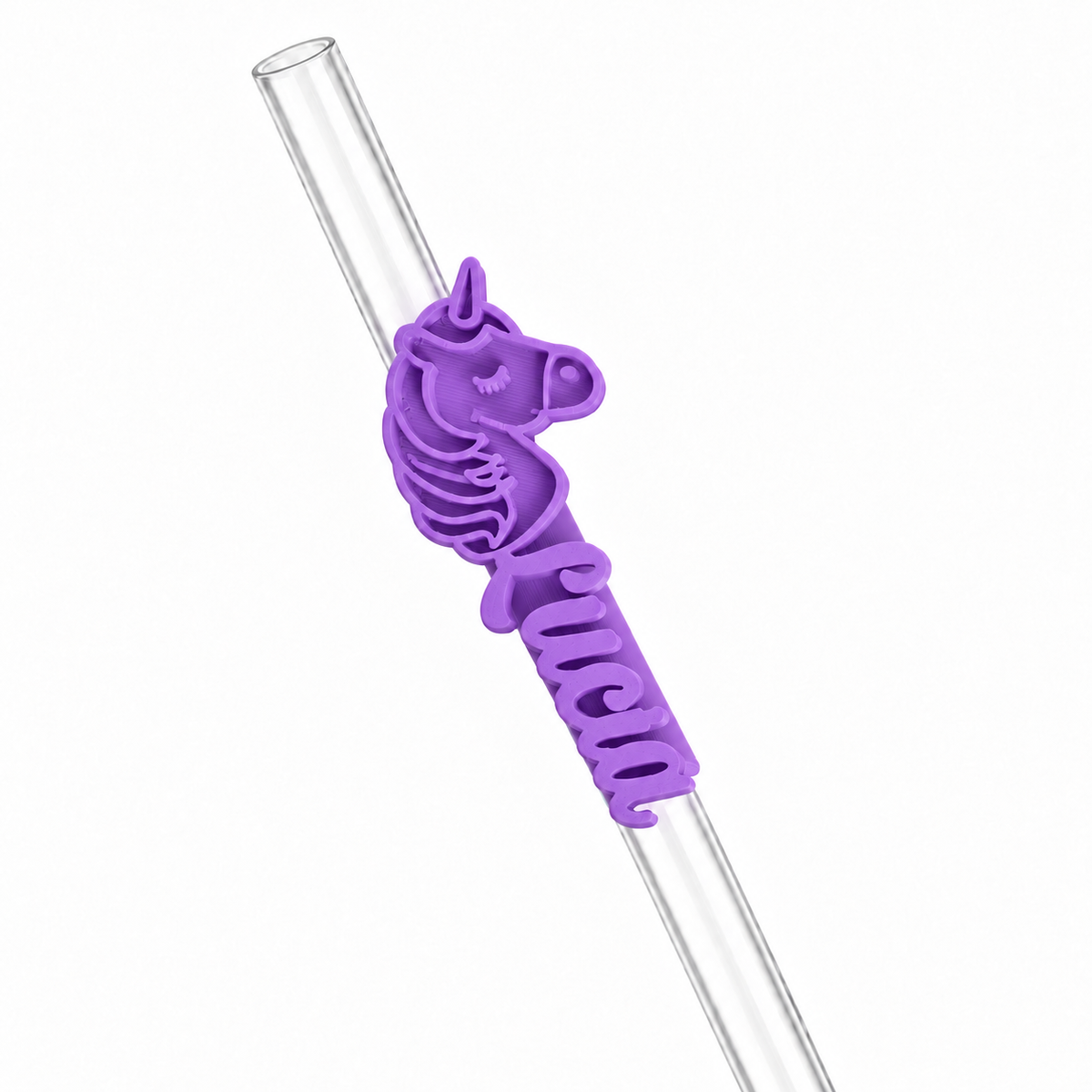 Sorbitos de trago Personalizados – Unicornio — Violeta