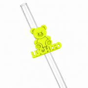 Sorbitos de trago Personalizados – Osito — Amarillo Fluor