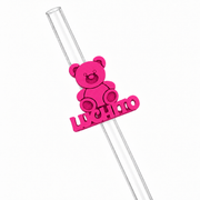 Sorbitos de trago Personalizados – Osito — Fucsia