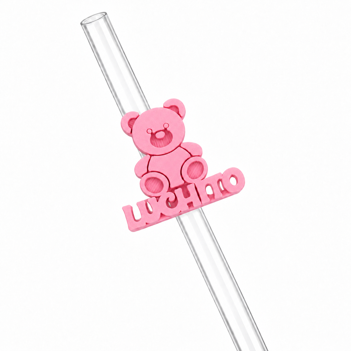 Sorbitos de trago Personalizados – Osito — Rosa