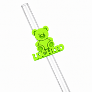 Sorbitos de trago Personalizados – Osito — Verde Fluor