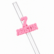Sorbitos de trago Personalizados – Número Pop — Rosa