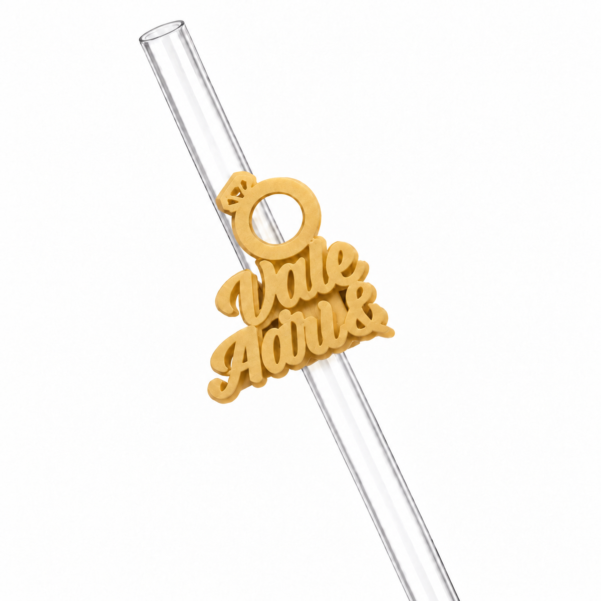 Sorbitos de trago Personalizados – Alianzas — Dorado