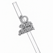 Sorbitos de trago Personalizados – Alianzas — Plateado