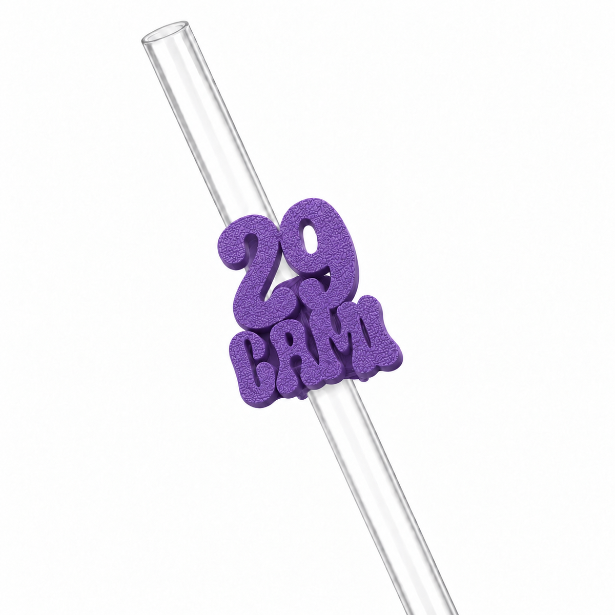 Sorbitos de trago Personalizados – Número Clásico — Violeta