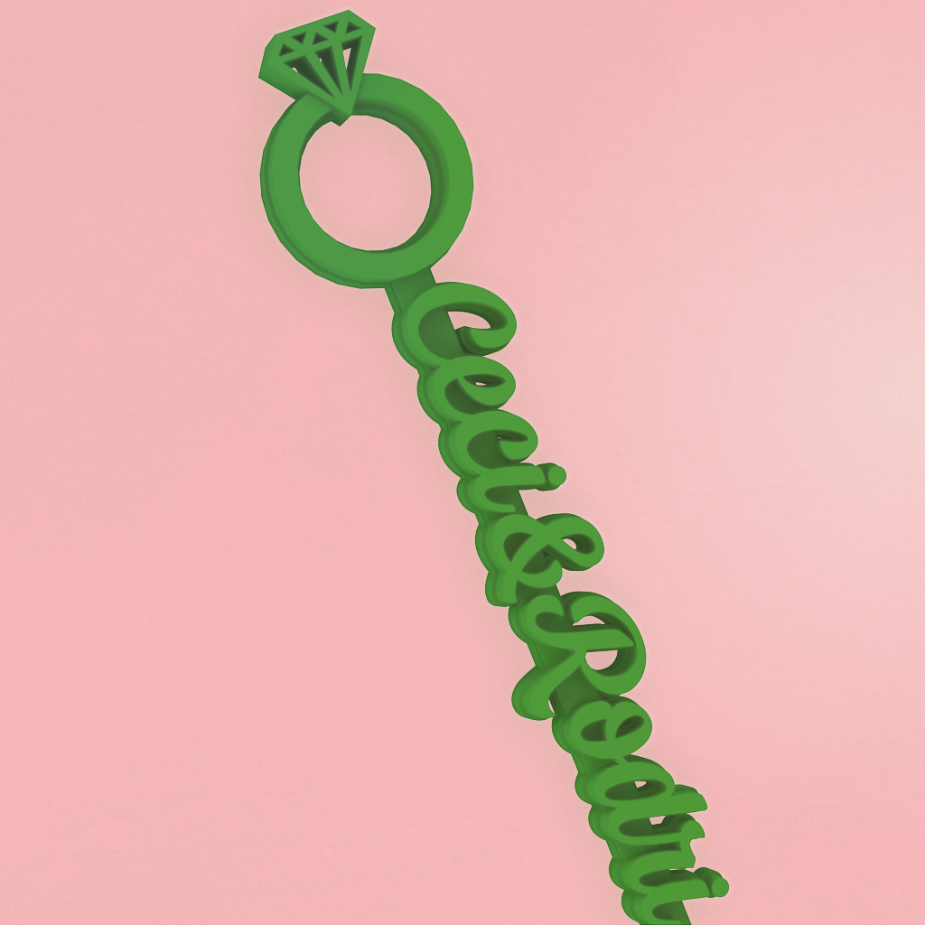 Revolvedores de trago Personalizados de Boda Nombres - Infinity Ring