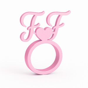 “Iniciales que Unen” – Servilletero de Boda Personalizado