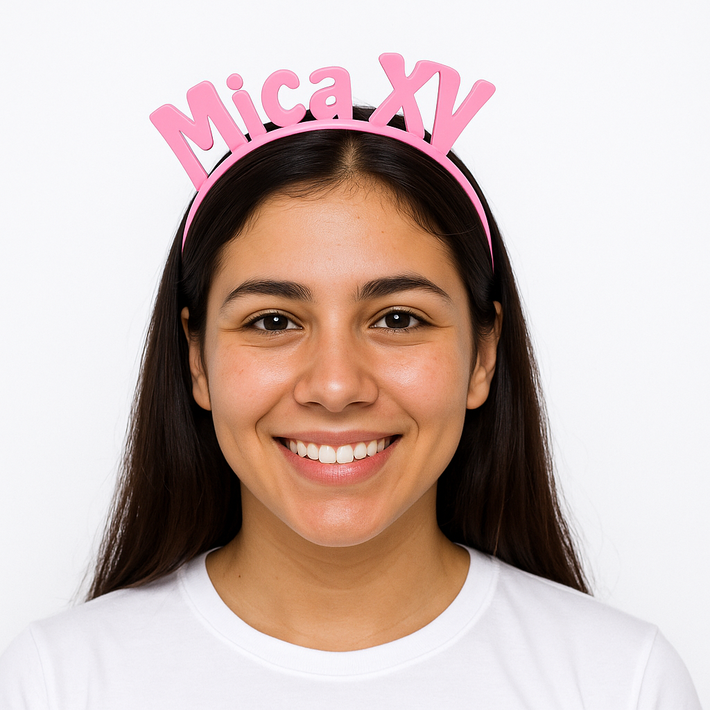 Vinchas Personalizadas de Cotillon "XV" - Imagen 2