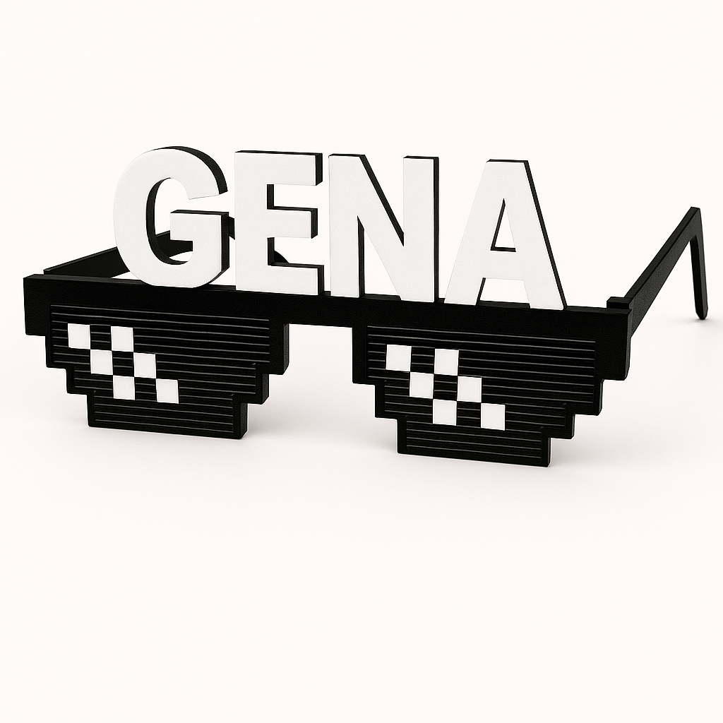 Lentes Personalizados de Cotillon "Pixel"